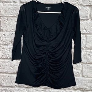George Black Black Blouse Top Womens‎ Size Large (12-14)